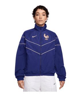 Nike Frankrijk Woven Jas Dames Blauw K492 - blauw
