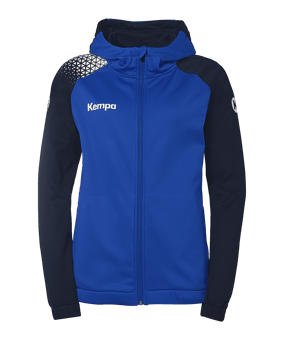 Kempa Giacca con cappuccio Donna Blu C49 - blu