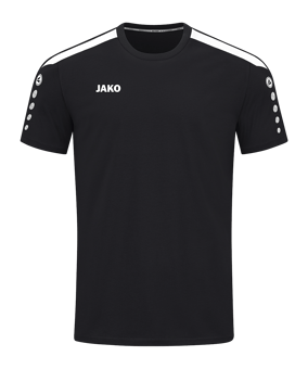 JAKO Power T-Shirt Schwarz Weiss F800