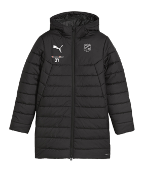 PUMA teamFINAL Bench Jacke Kids Schwarz F03