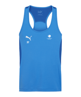 PUMA teamGOAL Tanktop Damen Blau F02