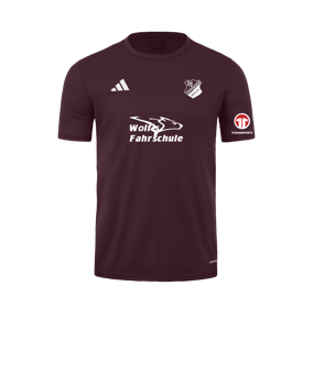 adidas Tabela 23 Trikot Dunkelrot Weiss
