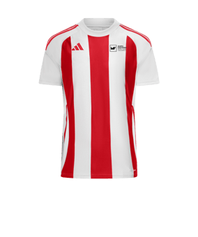adidas Striped 24 Trikot Weiss Rot