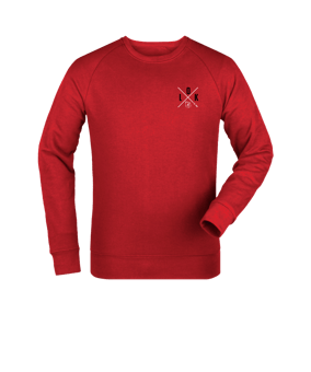 Merch Roller Sweatshirt Red | #lok