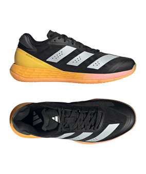 adidas Adizero Fastcourt Schwarz Weiss Gelb - schwarz