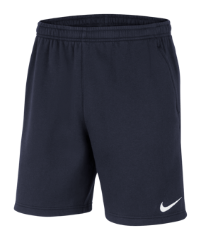 Nike Park 20 Fleece Short Blau Weiss F451 - blau