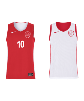Nike Team25 Stock Reversible Trikot Rot F657