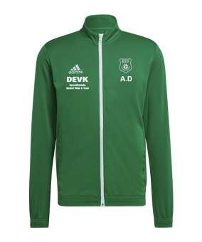 adidas Entrada 22 TK Trainingsjacke Grün Weiss