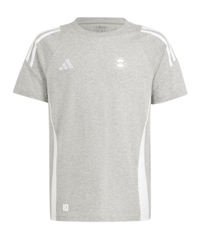 adidas Tiro 24 T-Shirt Kids Grau Weiss