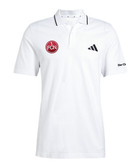 adidas 1. FC Nürnberg Polo Weiß - weiss