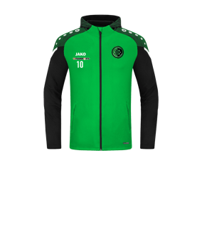 JAKO Performance Kapuzenjacke Kids Grün F221