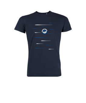 Merch Creator 2.0 T-Shirt Navy Blue | #lines
