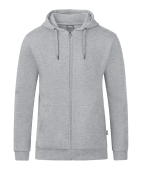 JAKO Organic Kapuzenjacke Grau F520