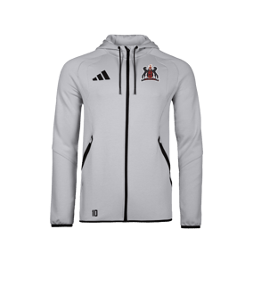 adidas Tiro Travel Hoody Grau