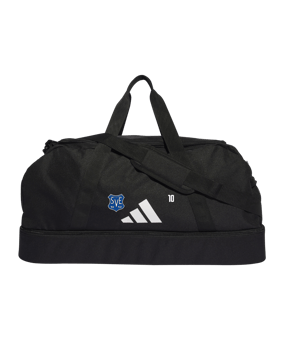 adidas Tiro League Duffel Bag Gr. L Schwarz Weiss