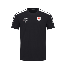 JAKO Power T-Shirt Schwarz Weiss F800