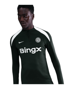Nike FC Chelsea London Strike Drill Top Sweatshirt Grün F347 - gruen