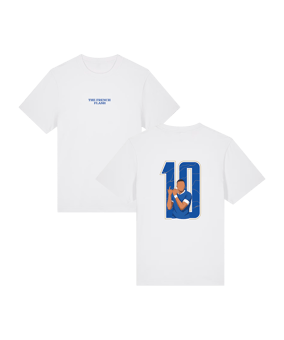 11teamsports Frankreich "THE FRENCH FLASH" T-Shirt WM 2026 Weiß - weiss