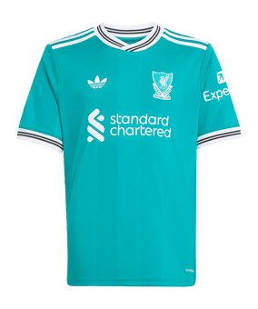 adidas FC Liverpool Trikot 3rd 2025/2026 Kids Grün - gruen