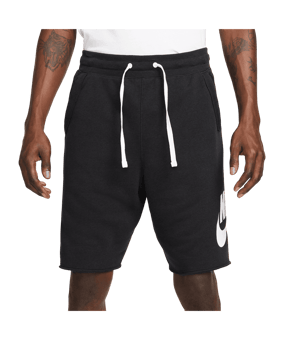 Nike Club Alumni Short Schwarz Weiss F010 - schwarz