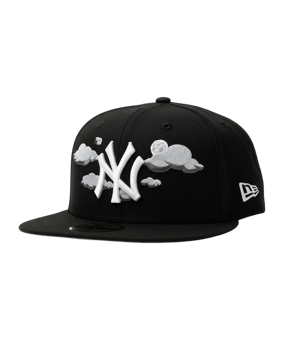 New Era MLB 59Fifty New York Yankees Nighttime Cap Schwarz - schwarz