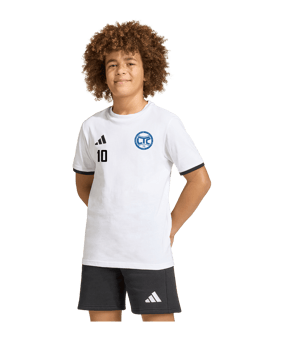 adidas Entrada 26 Trainingsshirt Kids Weiß