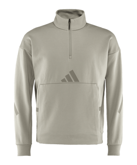 adidas FC Schalke 04 HalfZip Sweatshirt Beige - beige