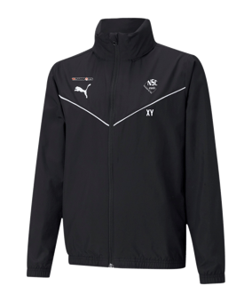 PUMA teamRISE Allwetterjacke Kids Schwarz F03
