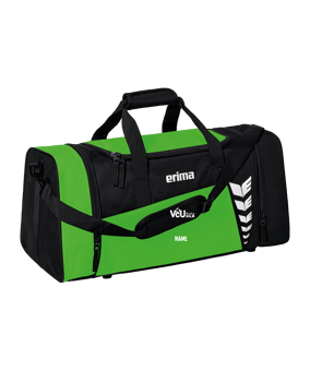 Erima Six Wings Sporttasche Gr. L Grün Schwarz