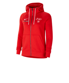 Nike Park 20 Fleece Kapuzenjacke Damen Rot F657
