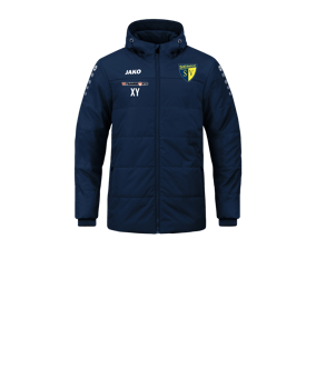 JAKO Team Coach Kapuzenjacke Kids Blau F900