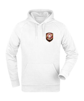 11ts Academy Hoody Brustlogo Weiß - weiss