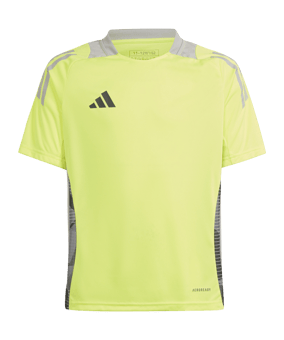 adidas Tiro 24 Competition Training Trikot Kids Gelb Grau - gelb