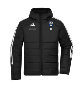adidas Tiro 24 Winterjacke Schwarz Weiss