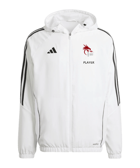 adidas Tiro 24 Windbreaker Kids Weiss Schwarz