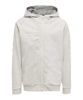 Hummel Cotton Kapuzenjacke Damen Weiss F9158 - weiss
