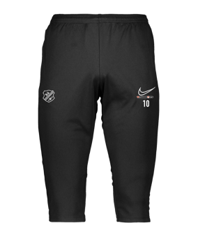 Nike Academy 3/4 Trainingshose Schwarz F010