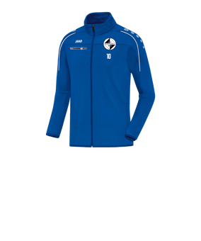 JAKO Classico Trainingsjacke Kids Blau Weiss F04