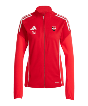 adidas Tiro 25 Competition Trainingsjacke Damen Rot