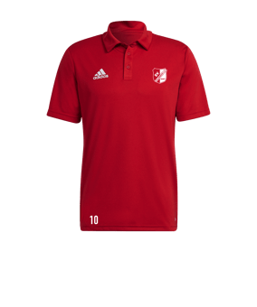 adidas Entrada 22 Poloshirt Rot