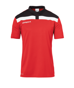 uhlsport Offense 23 Poloshirt Kids Rot Schwarz F04 - rot