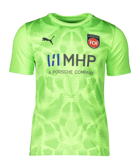 PUMA 1. FC Heidenheim Torwarttrikot Kids 2025/2026 Grün F20 - gruen