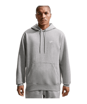 Nike Club Sweatshirt à capuche Gris C063 - gris