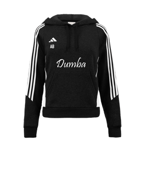 adidas Tiro 24 Hoody Damen Schwarz Weiss