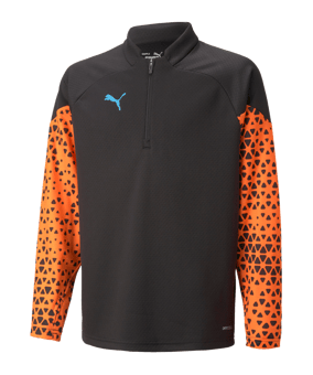 PUMA individualCUP HalfZip Sweatshirt Kids F50 - schwarz