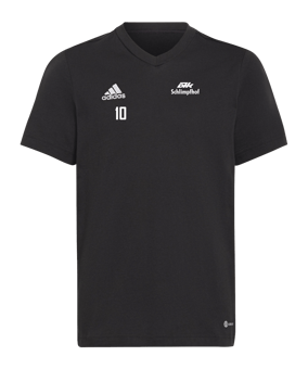 adidas Entrada 22 T-Shirt Kids Schwarz