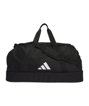 adidas Tiro League Duffel Bag Gr. L Schwarz Weiss