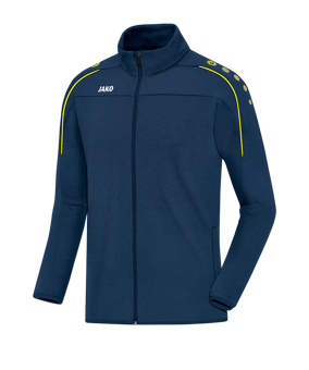 JAKO Classico Freizeitjacke Kids Blau Gelb F42 - blau