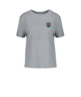 Merch Muser T-Shirt Women Heather Grey | #logo4c