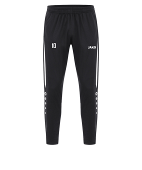 JAKO Power Polyesterhose Schwarz Weiss F802